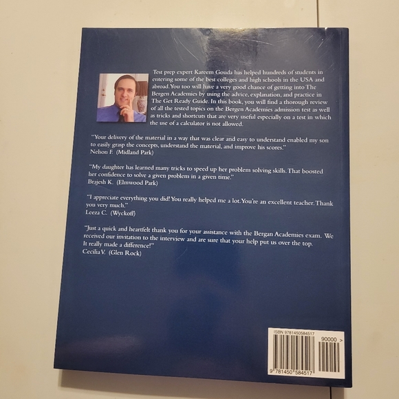 The Get Ready Guide for The Bergen Academies Admission Test, 2nd Edition - Picture 2 of 3